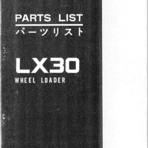 John Deere LX30 Loaders (SN 0101-) Parts Catalog Manual - P40B11