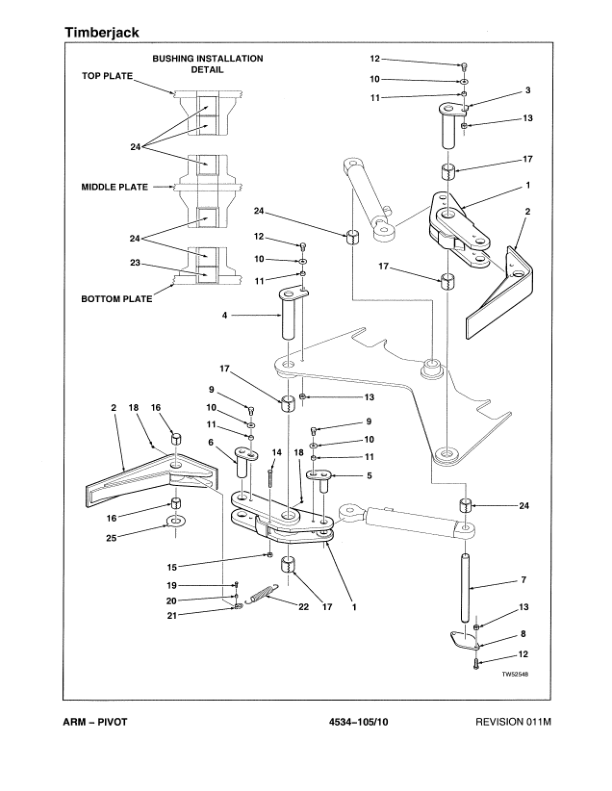 John Deere FB20 Felling Heads (SN 001001 and up) Parts Catalog Manual ...