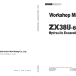 Hitachi ZX38U-6 Mini Excavator Service Repair Manual