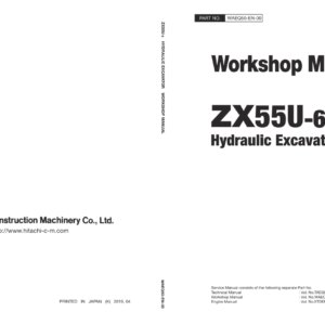 Hitachi ZX55U-6 Mini Excavator Service Repair Manual