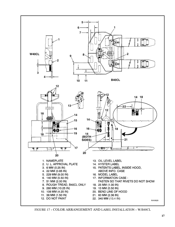 Hyster B40XL, B60XL, W40XL, W60XL Pallet Walkie Rider D135 Series Repair Manual_18
