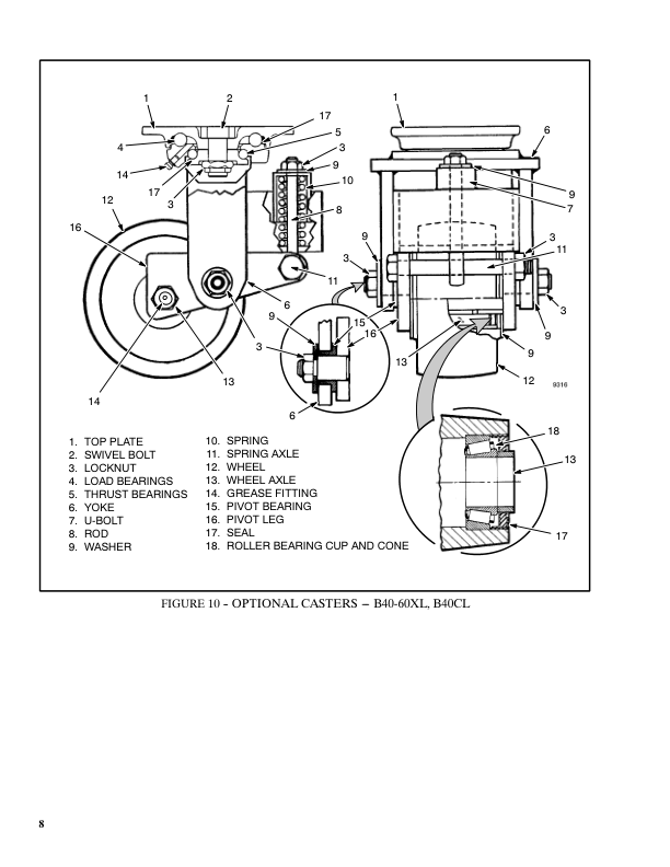 Hyster B40XL, B60XL, W40XL, W60XL Pallet Walkie Rider D135 Series Repair Manual_9