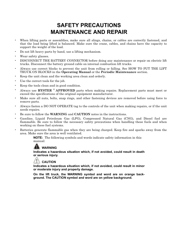 Hyster B60ZHD2, B80ZHD2 Pallet Truck C257 Series Repair Manual_1