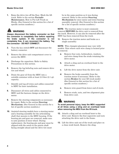 Hyster B60ZHD2, B80ZHD2 Pallet Truck C257 Series Repair Manual