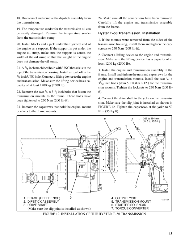 Hyster H8.00XL, H9.00XL, H10.00XL, H12.00XL, H13.00XL, H14.00, H16.00XL Forklift D007 Series Repair Manual (EU)_12