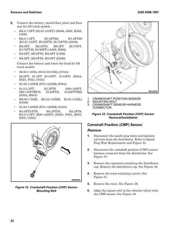 Hyster H80FT, H90FT, H100FT, H110FT, H120FT Forklift U005 Series Repair Manual_25