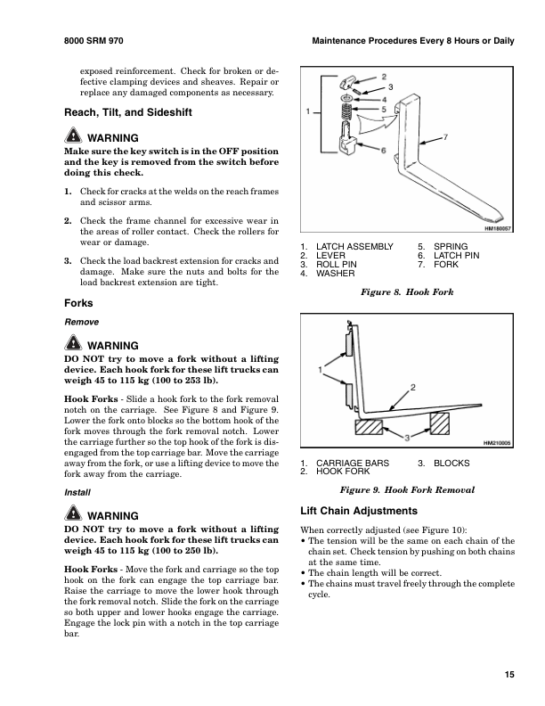 Hyster N50XMA3 Electric Reach Truck C471 Series Service Repair Manual_18