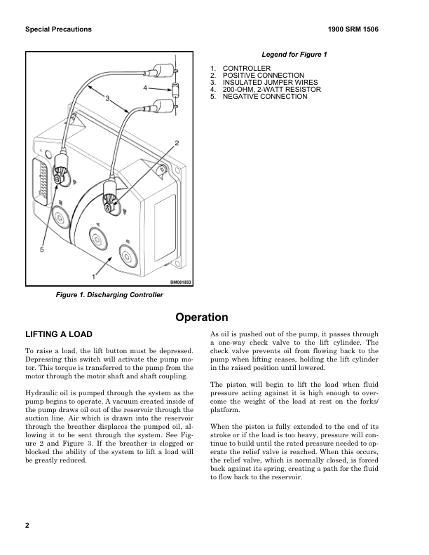 Hyster P2.0 Electric Pedestrian Pallet Truck A290 Series Repair Manual_5