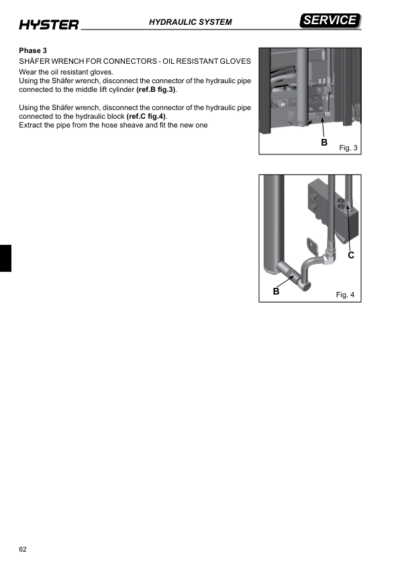 Hyster R1.0E R1.2E R1.4E Reach Truck Forklift A432 Series Repair Manual ...