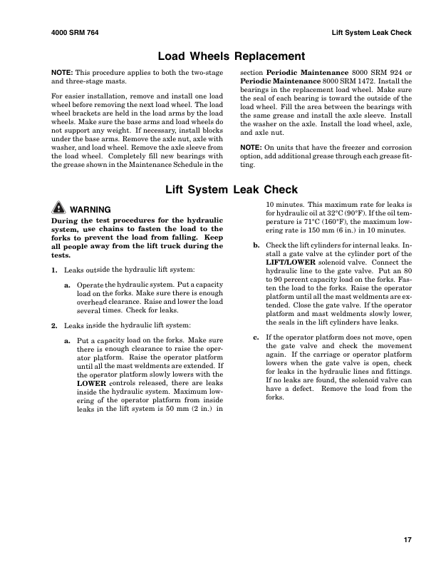 Hyster R30XMS3 Electric Reach Truck E174 Series Repair Manual_20