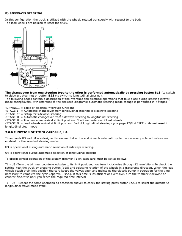 Hyster RM2.0, RM2.5 Electric Four-way Diesel Forklift Truck A461 Series Repair Manual_6