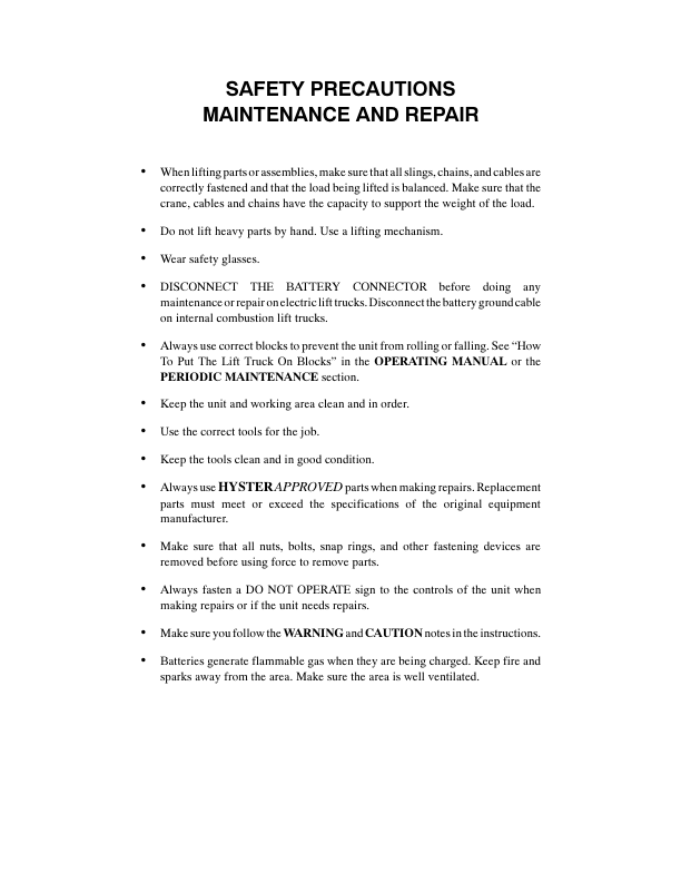 Hyster W20XTA, W30XTA, W40XTA Pallet Truck A453 Series Repair Manual_1