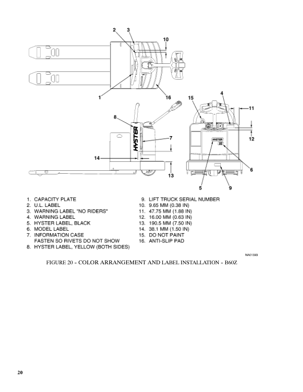 Hyster W20XTC, W30XTC, W40XTC Pallet Truck A454 Series Repair Manual_21
