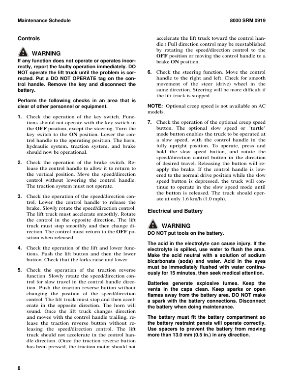 Hyster W60Z, W65Z, W80Z Pallet Truck B231 Series Repair Manual_11