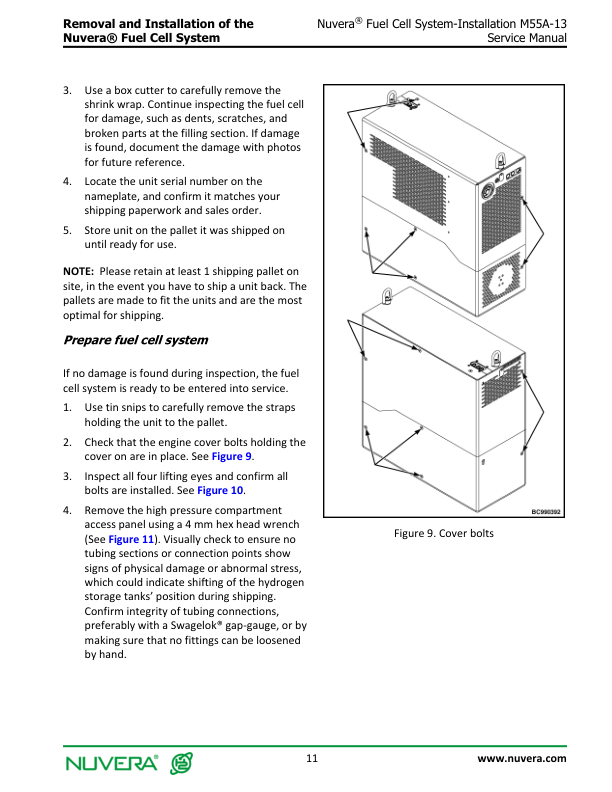 Nuvera M55A-13 Fuel Cell System A2D7 Series Repair Manual_14