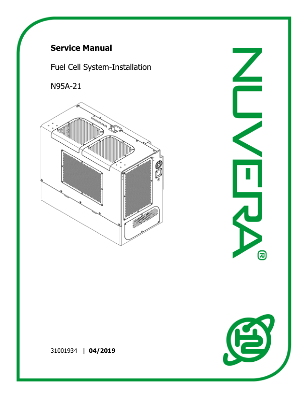 Nuvera N95A-21 Fuel Cell System A2D2 Series Repair Manual_1