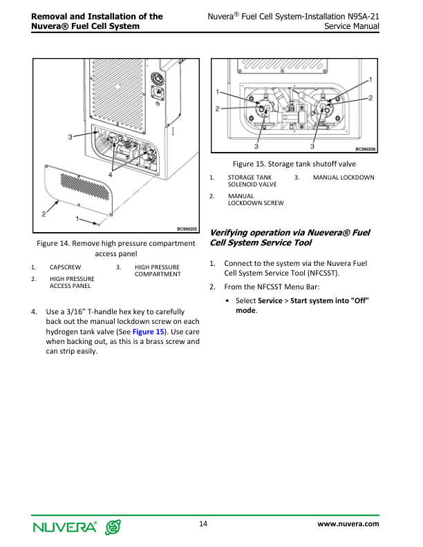 Nuvera N95A-21 Fuel Cell System A2D2 Series Repair Manual_17