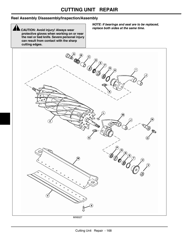 John Deere 180B, 220B, 260B Greensmower Repair Manual (TM2004)_171
