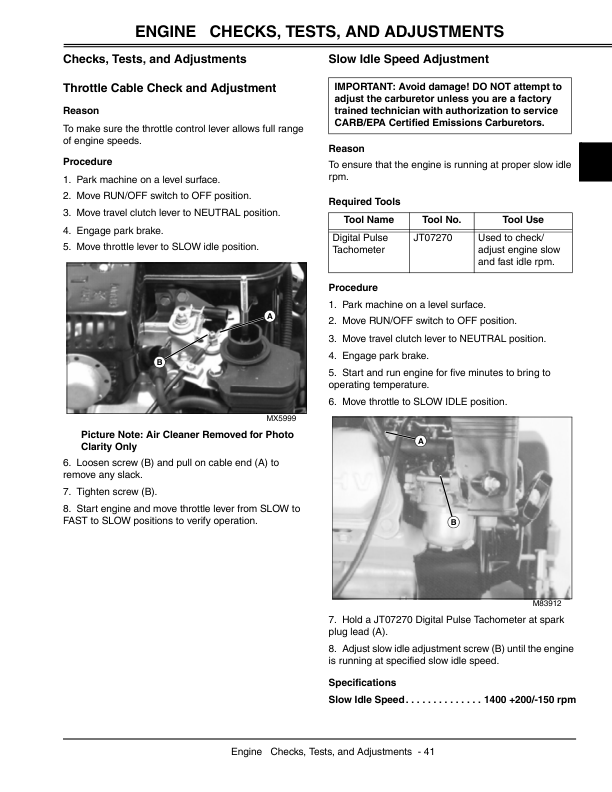 John Deere 180B, 220B, 260B Greensmower Repair Manual (TM2004)_44