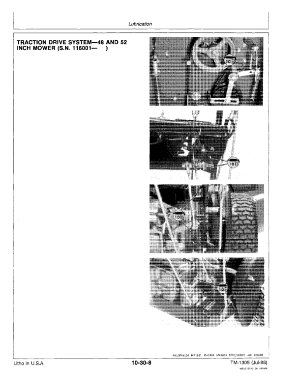 John Deere 32, 36, 48, 52 inch Commercial Walk Behind Mowers Repair Manual (TM1305)_35