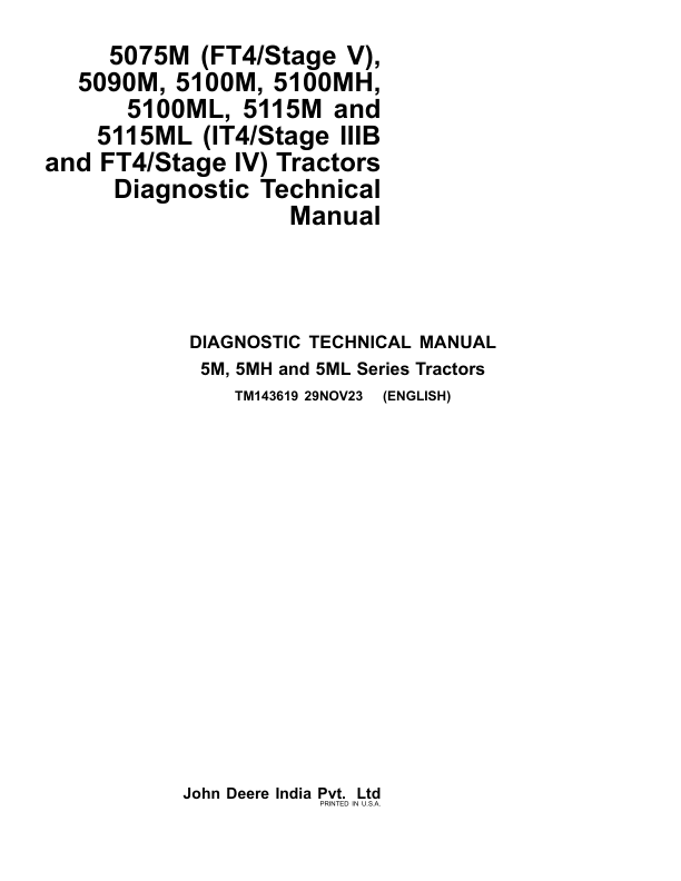 John Deere 5075M (FT4 – Stage V) Tractors Repair Manual (N.A)_TM143619.pdf_page1
