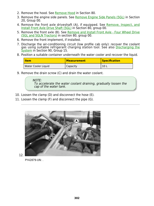 John Deere 5090GV, 5090GN, 5090GF, 5090GL Tractors Repair Manual (EU, MY20 -)_TM410019.pdf_page303