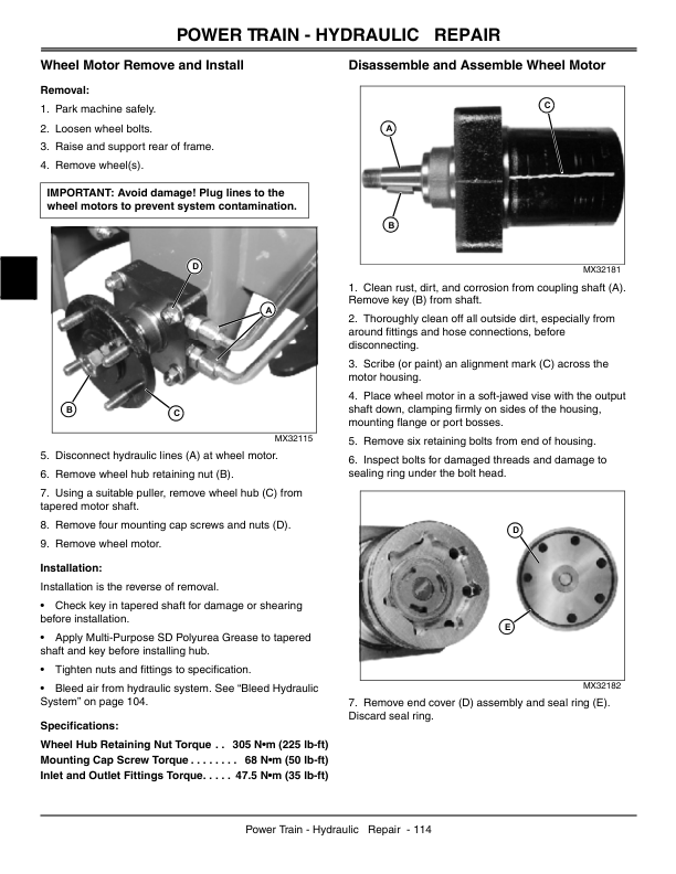 John Deere 7H17, 7H19 Commercial Walk Behind Mower Repair Manual (TM2133)_117