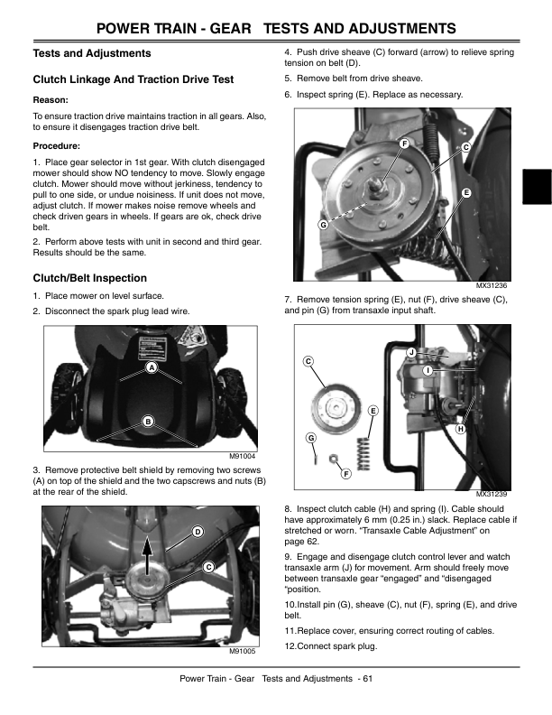 John Deere JS60H, JS63, JS63C Walk Behind Rotary Mowers Repair Manual (TM2209)_64