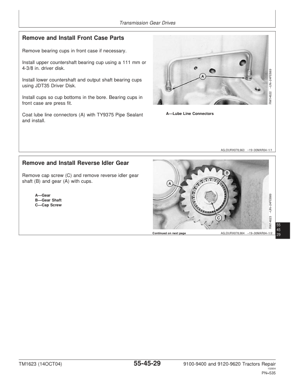 John Deere 9100, 9200, 9300, 9400 Tractors Repair Manual (TM1623 & TM1624)_TM1623.pdf_page537