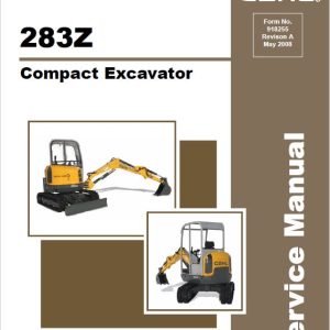 Gehl GE 283Z Compact Excavator Repair Service Manual