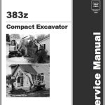 Gehl GE 383Z Excavator Repair Service Manual