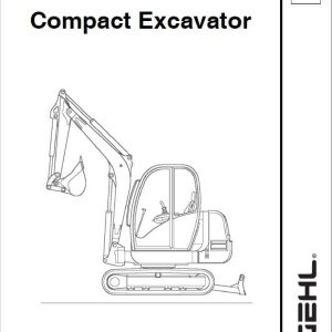 Gehl GE 802 Crawler Excavator Repair Service Manual