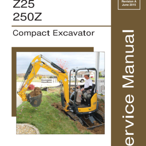 Gehl Z25, Mustang 250Z Compact Excavator Repair Service Manual