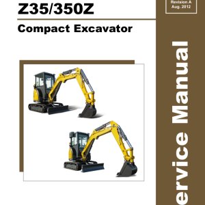 Gehl Z27, Z35, Mustang 270Z, 350Z Compact Excavator Repair Service Manual