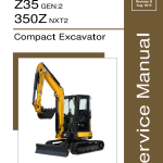 Gehl Z35 Gen 2, Mustang 350Z Nxt 2 Compact Excavator Repair Service Manual