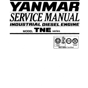 Yanmar TNE Series Engine Service Repair Manual