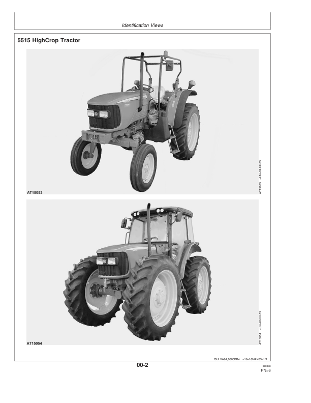 John Deere 5215, 5315, 5415, 5515, 5515 High Crop Tractors Repair Manual (Europe – TM4856)_OMER360217_4