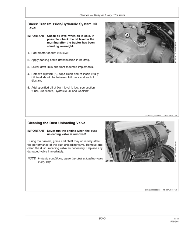 John Deere 5215F, 5215V, 5315F, 5315V, 5515F, 5515V, 5615F, 5615V Tractors Repair Manual_OMER360218_2