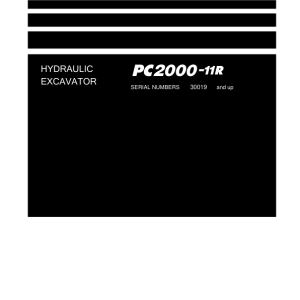 Komatsu PC200-11R Excavator Service Repair Manual