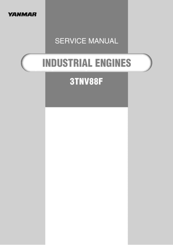 Yanmar 3TNV88F Engine Service Repair Manual