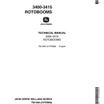 John Deere 3400, 3415 Rotobooms Technical Manual – TM1008