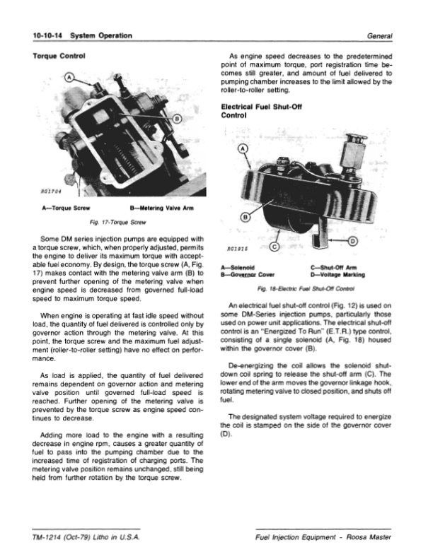 John Deere Roosa Master 9.5mm Injection Nozzles and DM Series Pump ...