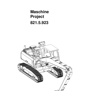 Sennebogen 821.5.923 Schematics and Parts Manual