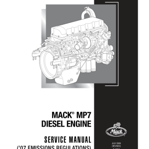 Mack MP7 Diesel Engine Service Manual