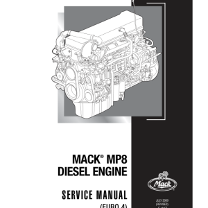 Mack MP8 Euro 4 Diesel Engine Service Manual