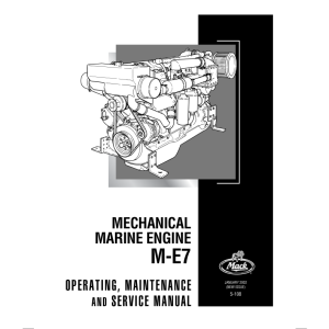 Mack M-E7 Mechanical Marine Engine Service Manual